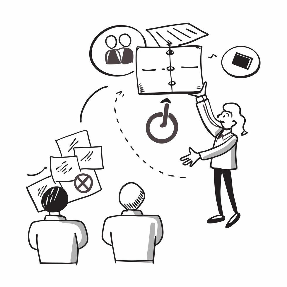 CSR in Supply Chain Management concept as A conference focused on integrating CSR practices into supply chain management to ensure ethical sourcing in Photo Stock Concept Clear vector