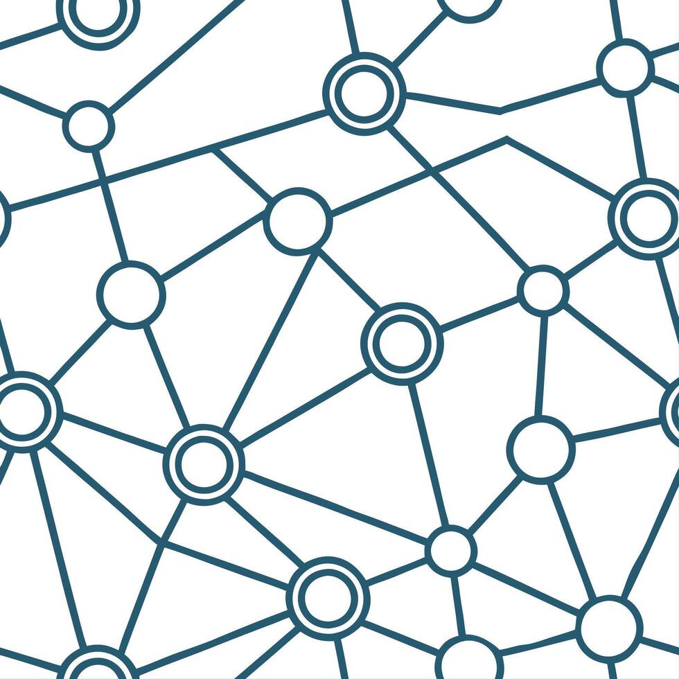 Create seamless tile patterns with techno lines forming network circuits and digital grids balanced by isolated white space for clarity concept as Network circuits and digital grid Clear Set 2 vector