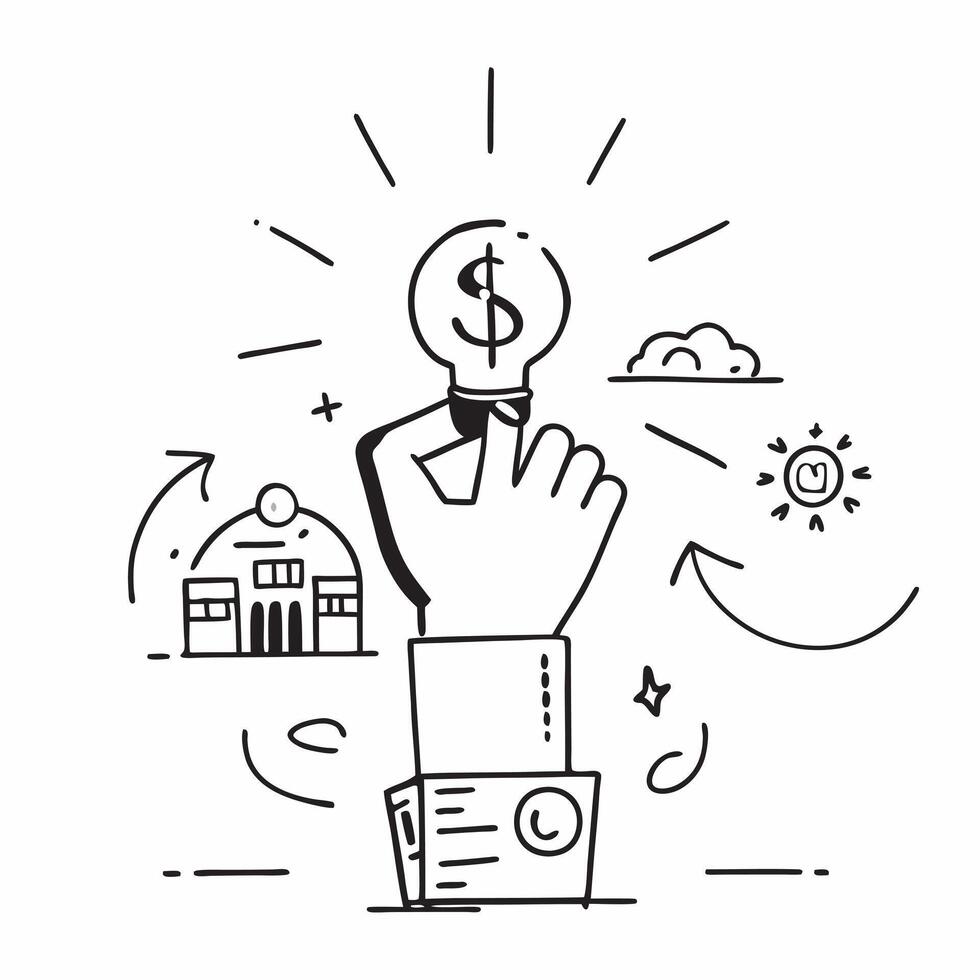 Corporate Renewable Energy concept as A corporation invests in renewable energy projects to power its operations sustainably in Photo Stock Concept Clear vector