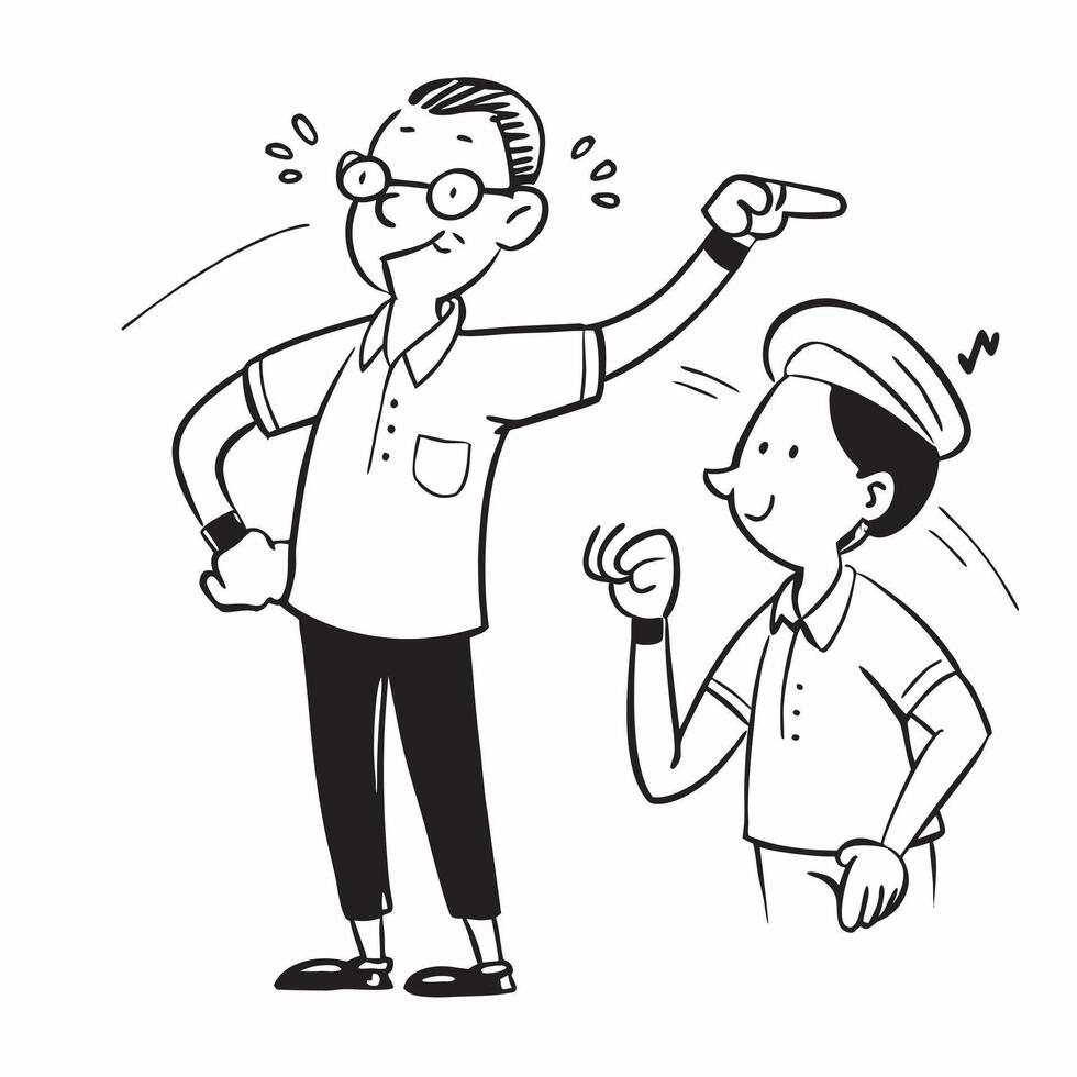 Coach using motivational body language to inspire athletes concept as A coach using motivational body language to inspire athletes highlighting positive body language enthusiasm an Clear vector
