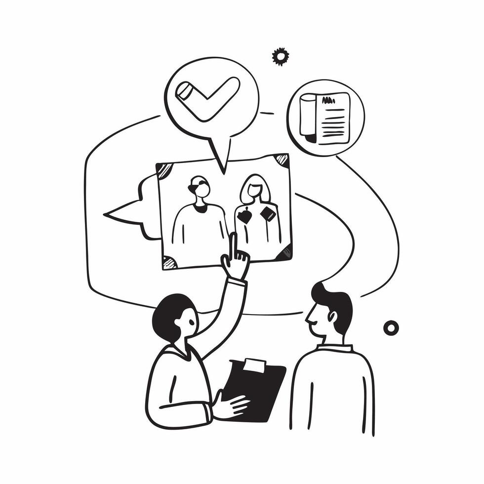Clinical Decision Support Systems concept as Clinical decision support systems aiding healthcare professionals in making informed decisions about patient care in Photo Stock Conce Clear vector