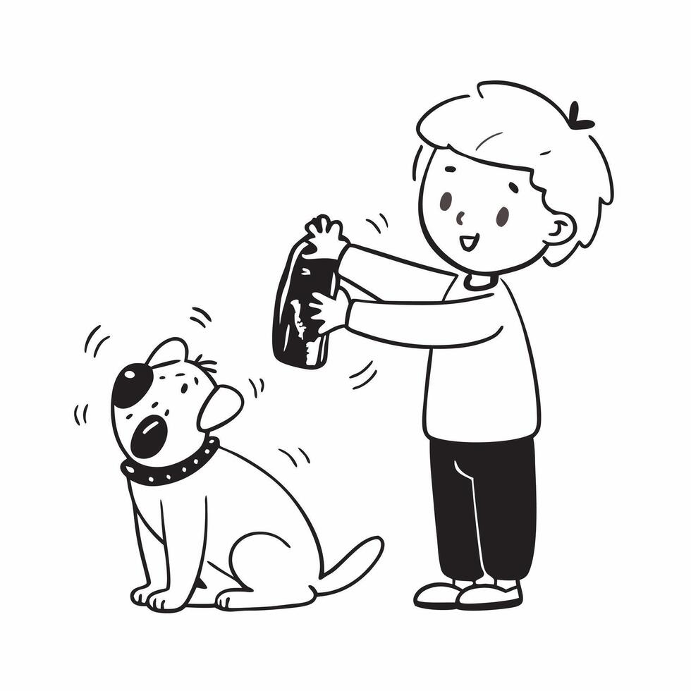 Child with epilepsy playing with his service dog concept as A child with epilepsy happily playing with his service dog emphasizing joy inclusion and the supportive bond between the Clear vector