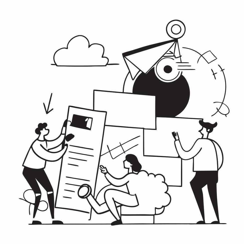 Career Resilience Building concept as Professionals attend a workshop to build career resilience preparing them to adapt to changes and setbacks in Photo Stock Concept Clear vector