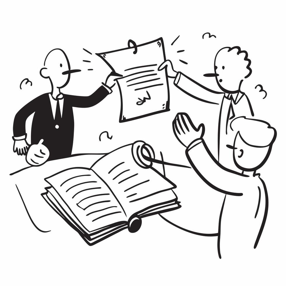 Business Merger Legal Consultation concept as Lawyers discuss legal implications and strategies during a business merger consultation in Photo Stock Concept Clear vector