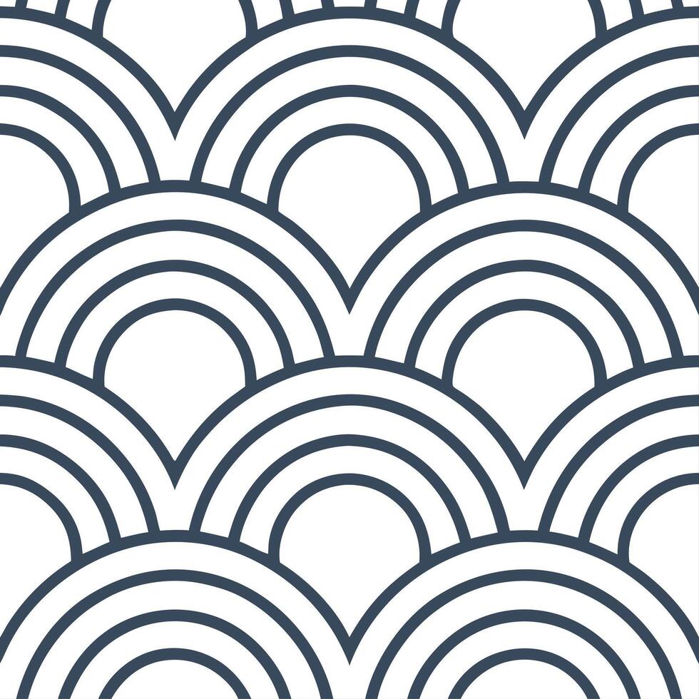 Build radial layered arcs enhance neon glows protect stark white intervals and complete futuristic layered tile pattern for interior statements concept as Arrange concentric arcs w Clear vector