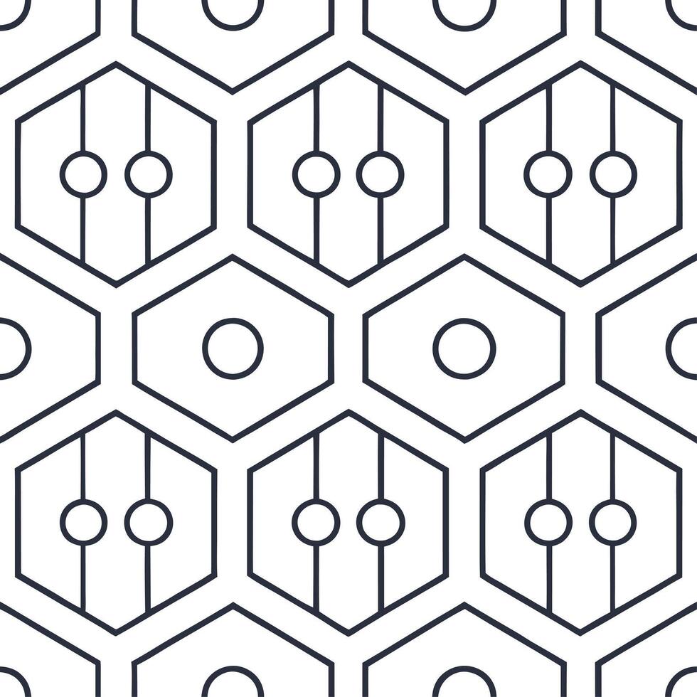 Arrange structured cyber matrices with geometric data streams layering white accents on seamless tiled backgrounds concept as Demonstrate smooth interconnected lines with technical Clear vector