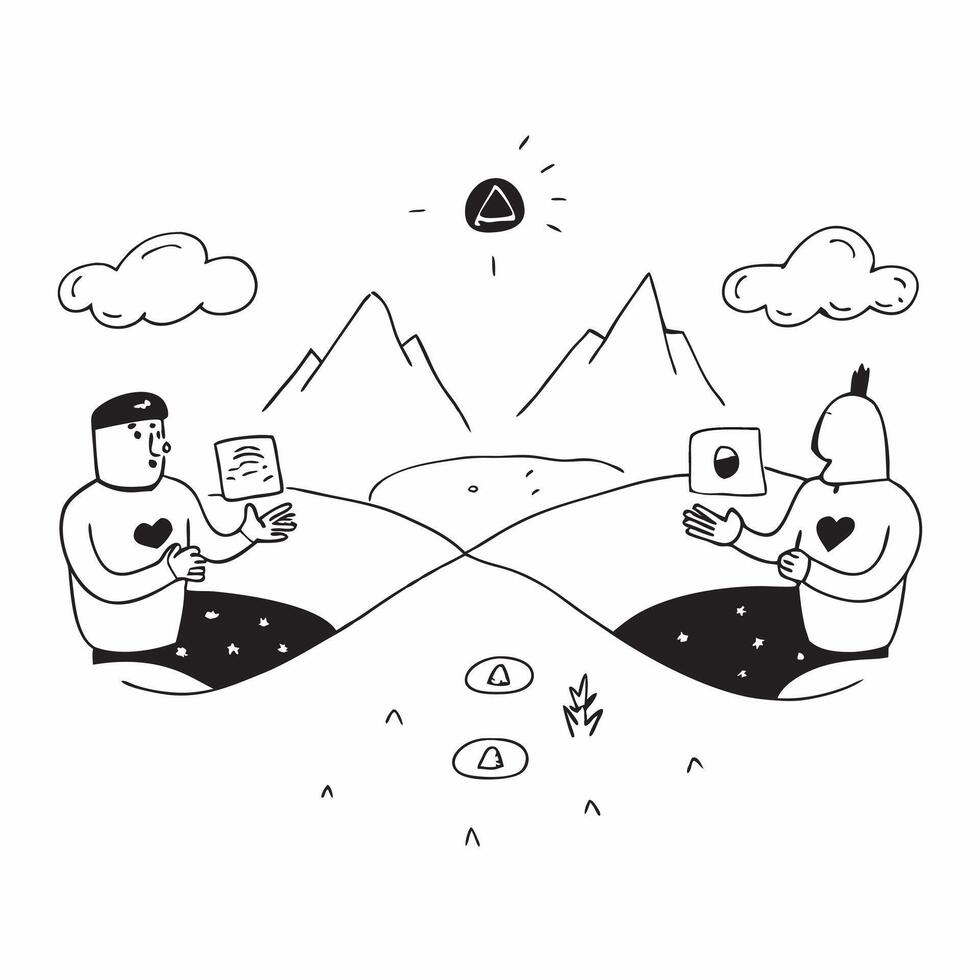 Alpine Meadow Meditation concept as Individuals meditating in serene Alpine meadows connecting deeply with the tranquil and restorative natural environment in Photo Stock Concept Clear vector