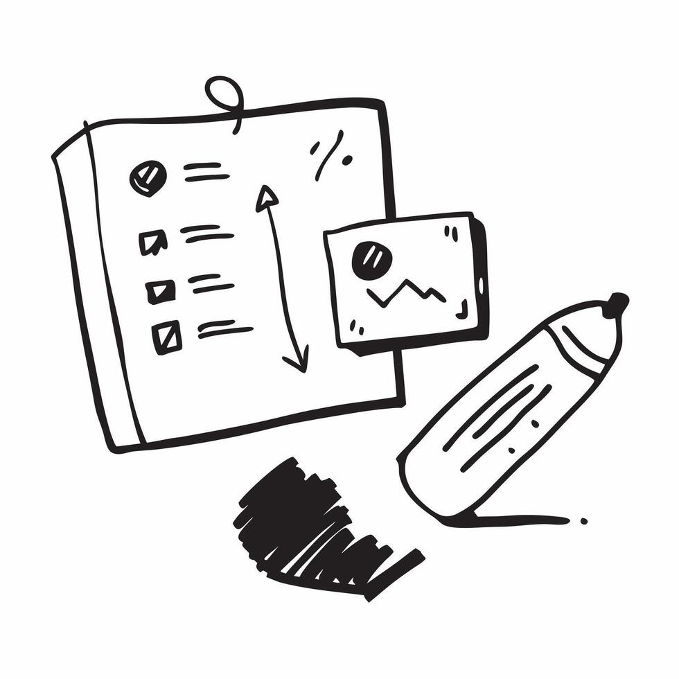 Whiteboard marker isolated on white background concept as A whiteboard marker isolated on a white background symbolizing business planning brainstorming and professional presentati Clean Version 2 vector