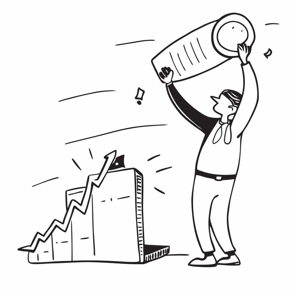 Trader celebrating a record breaking profit concept as A trader celebrating a record breaking profit in a high energy environment highlighting the peak moments of success and achie v1 vector