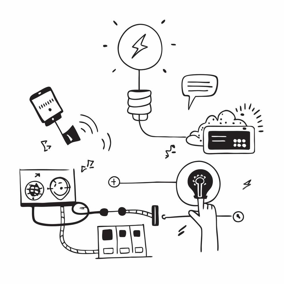 Smart grid technology for green energy distribution concept as Smart grid technology enabling efficient distribution of green energy showcasing the role of digital information in o v1 vector