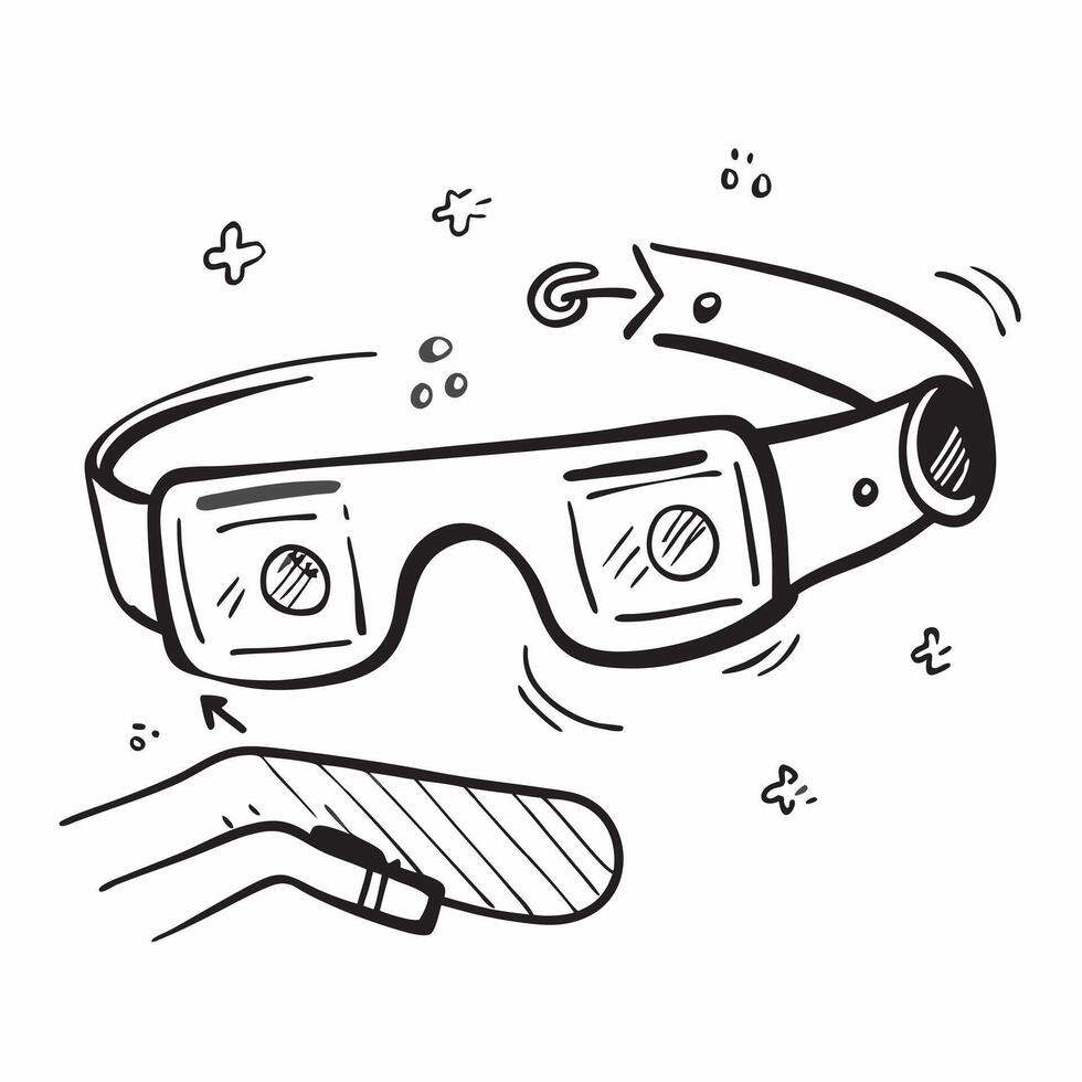 Smart glasses for financial trading concept as Smart glasses used for real time financial trading representing the wearable technology and innovation in the future of finance in P v1 vector