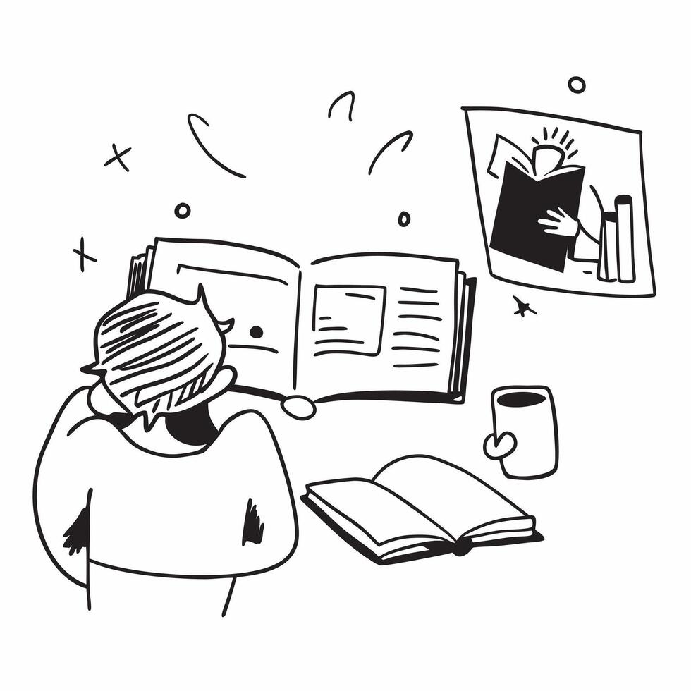 Reading in a cozy corner concept as A woman reading a book in a cozy corner emphasizing the relaxation and enjoyment of this timeless hobby in Photo Stock Concept v1 vector