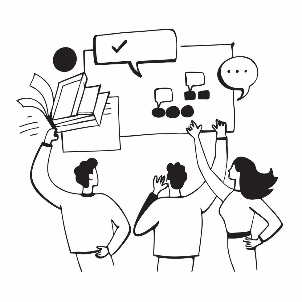 Professionals sharing feedback in a collaborative workshop concept as Professionals sharing constructive feedback in a collaborative workshop emphasizing communication growth and t v1 vector