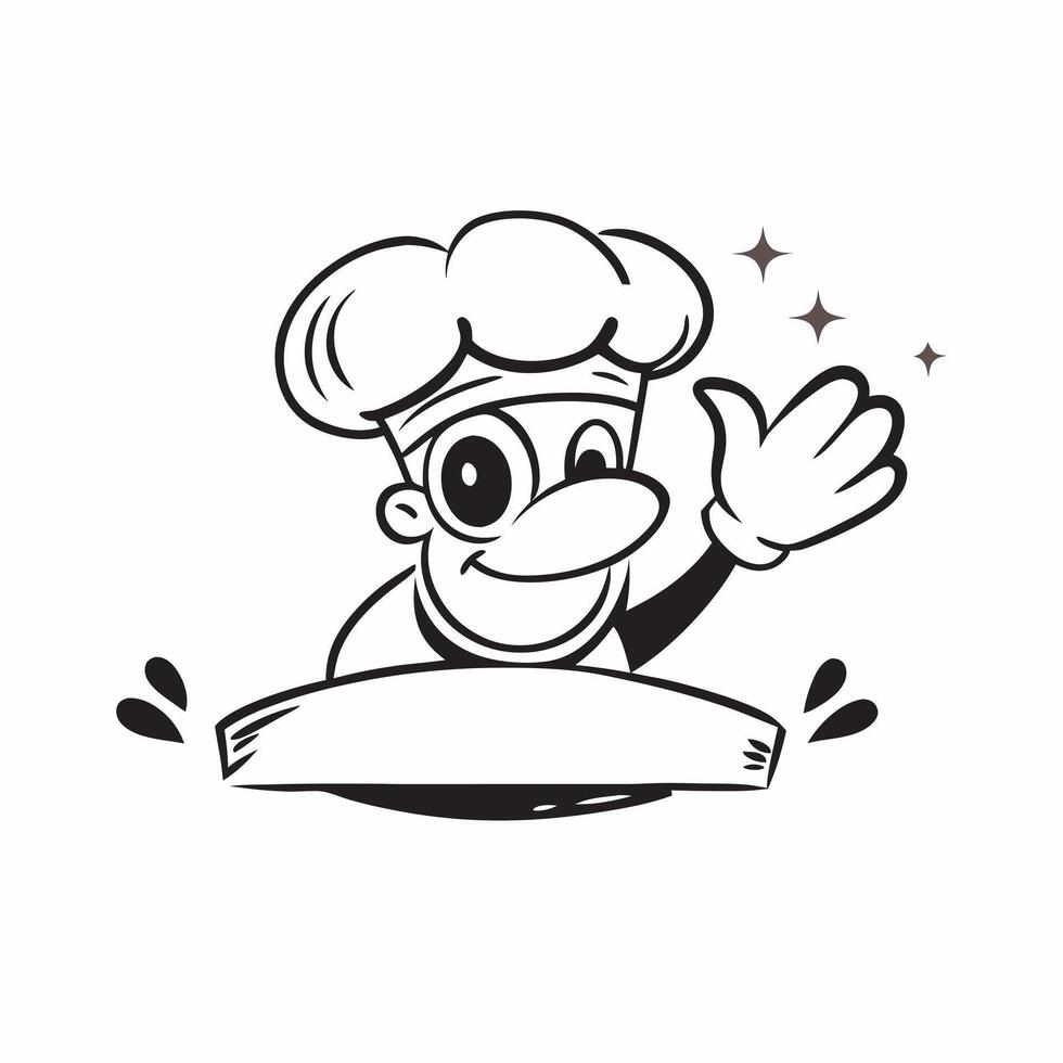 Professional chef isolated on white background concept as A professional chef isolated on a white background representing culinary expertise cooking and gastronomy Perfect for foo v1 vector