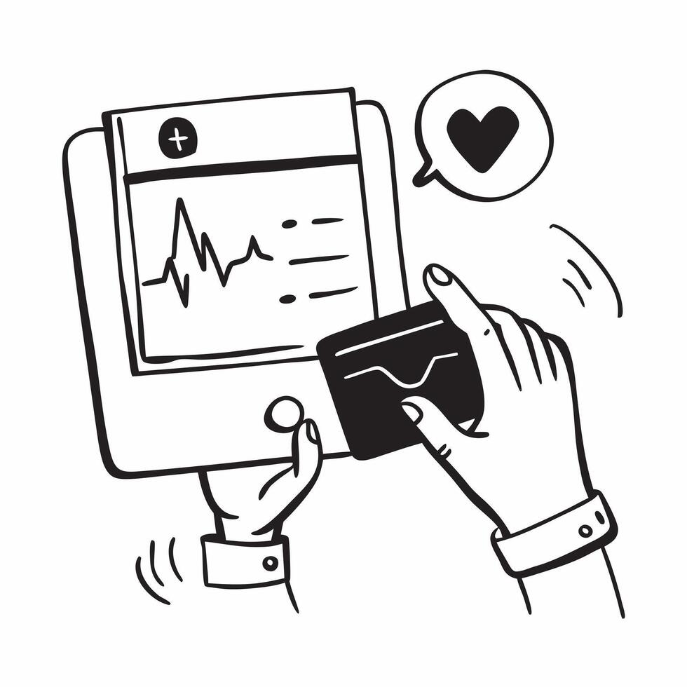 Patient undergoing an EKG test concept as A patient undergoing an EKG test to monitor heart health emphasizing the importance of cardiovascular diagnostics and preventive care in v1 vector