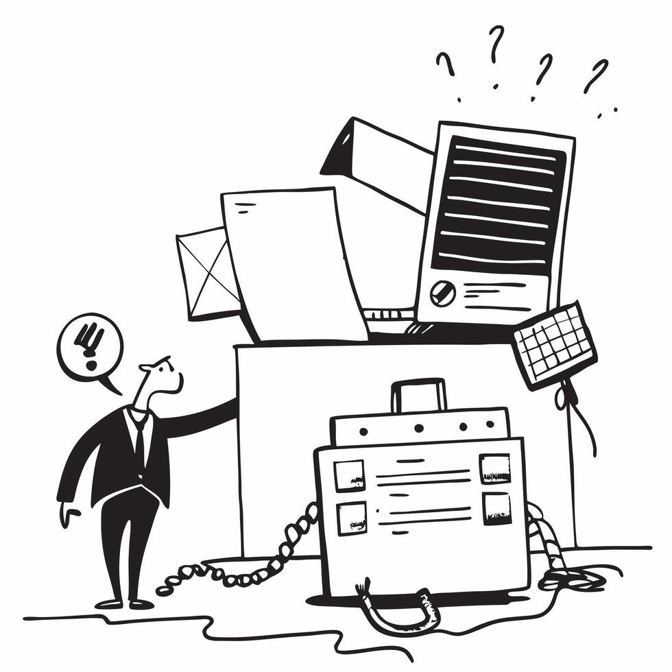 Office equipment theft concept as An office dealing with equipment theft highlighting a bad day filled with security concerns and operational disruption in Photo Stock Concept v1 vector