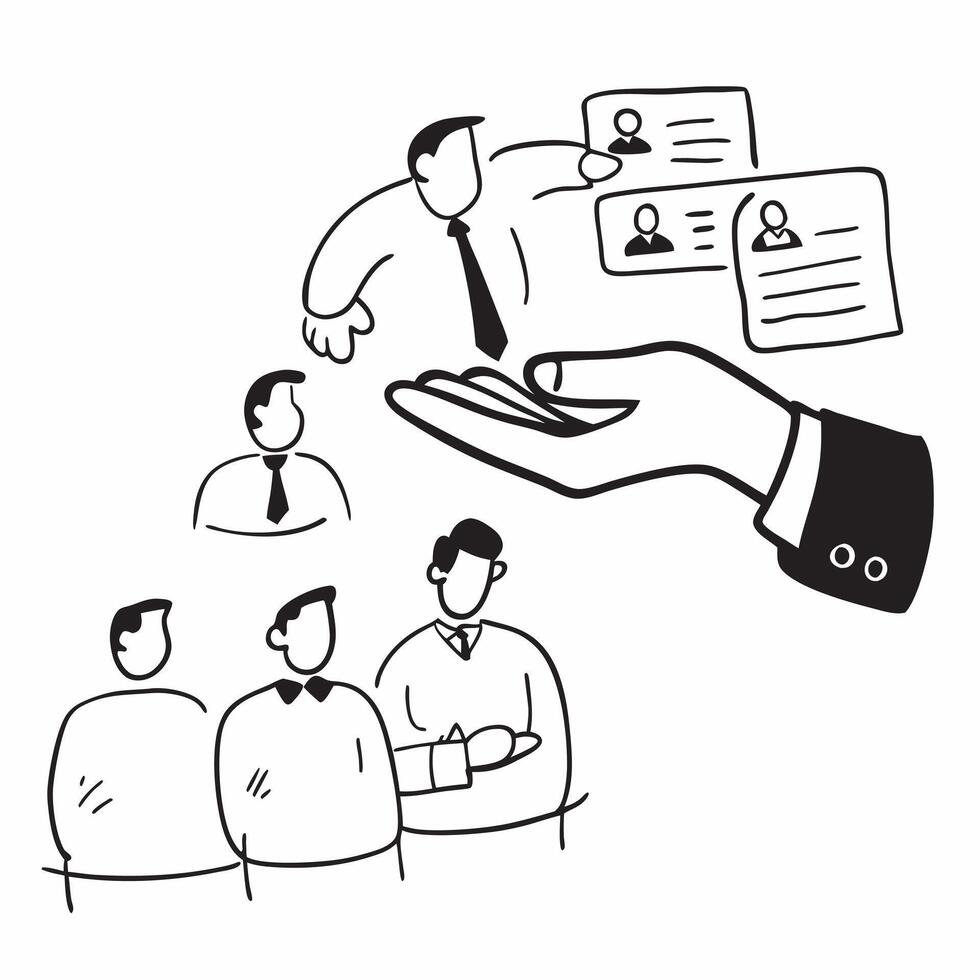 Manager delegating tasks to team members concept as A manager delegating tasks to team members illustrating effective time management leadership and high performance in a business v1 vector