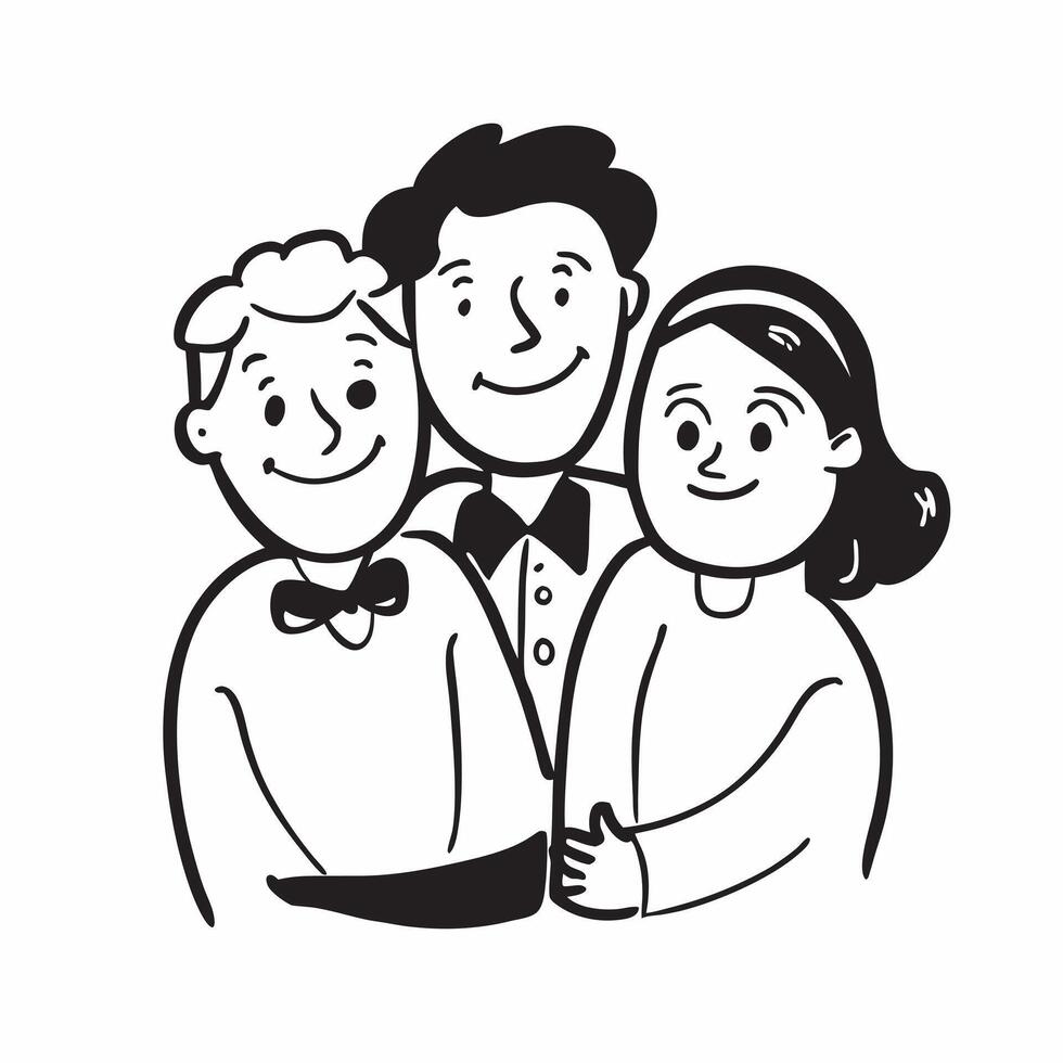 Happy couple isolated on white background concept as A happy couple isolated on a white background showcasing love joy and togetherness Ideal for lifestyle wedding or family theme v1 vector