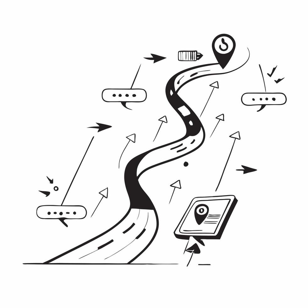 Glossy travel pathways concept as Digital art showcasing glossy travel pathways representing the direction and innovation in travel technology in Photo Stock Concept Clean Version 2 vector