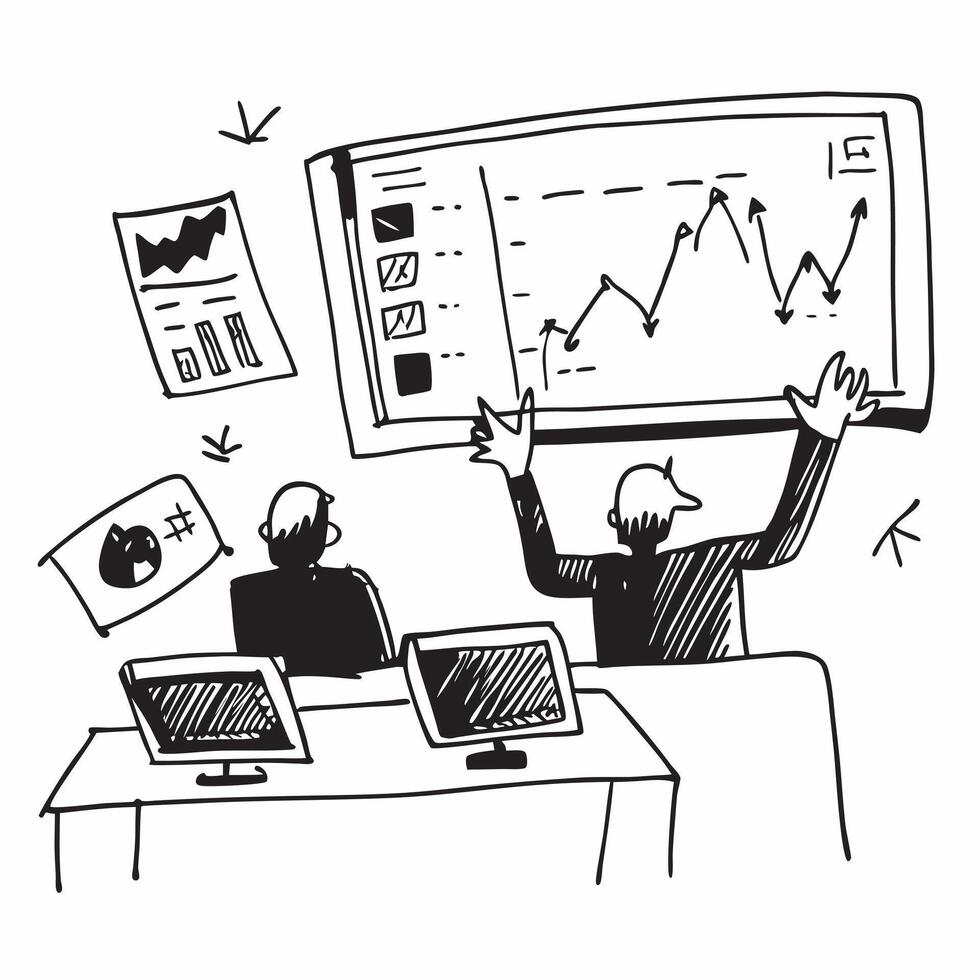 Glossy trading floor action concept as Dynamic shot of a glossy trading floor with vibrant screens displaying stock tickers bustling with traders representing the high energy envir v1 vector