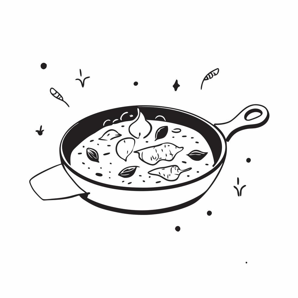Glossy Spanish paella pan concept as Glossy paella pan filled with a vibrant mix of saffron rice seafood and vegetables garnished with lemon wedges representing a luxurious Spanish v1 vector