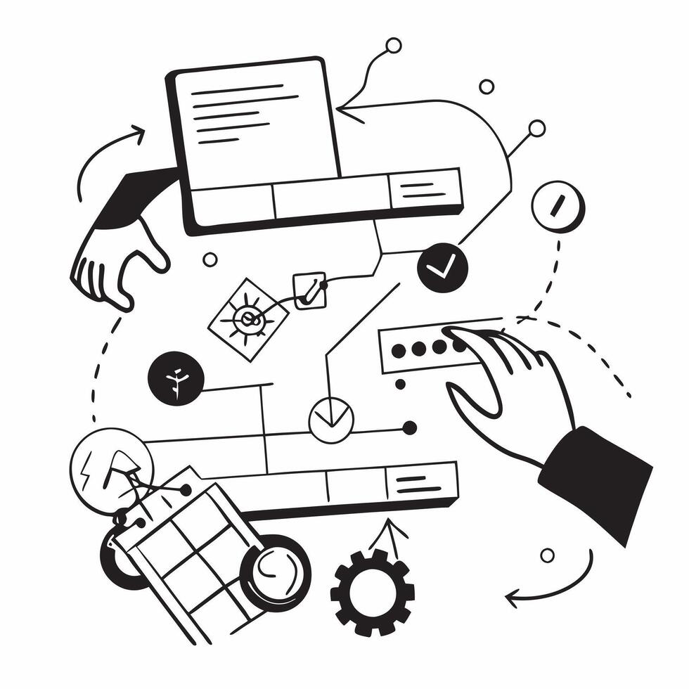Glossy project supply chains concept as Digital art showcasing glossy project supply chains representing the structured and innovative nature of project technology in Photo Stock v1 vector