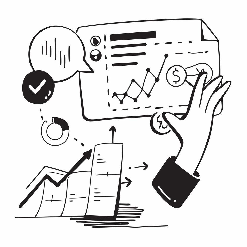 Glossy investment portfolio overview concept as Glossy overview of an investment portfolio with vibrant charts financial data and performance analysis set against a sleek and moder v1 vector