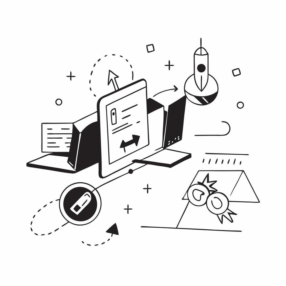 Futuristic fintech startup concept as A futuristic fintech startup office with advanced technology and innovative financial solutions highlighting the future of financial innovatio v1 vector