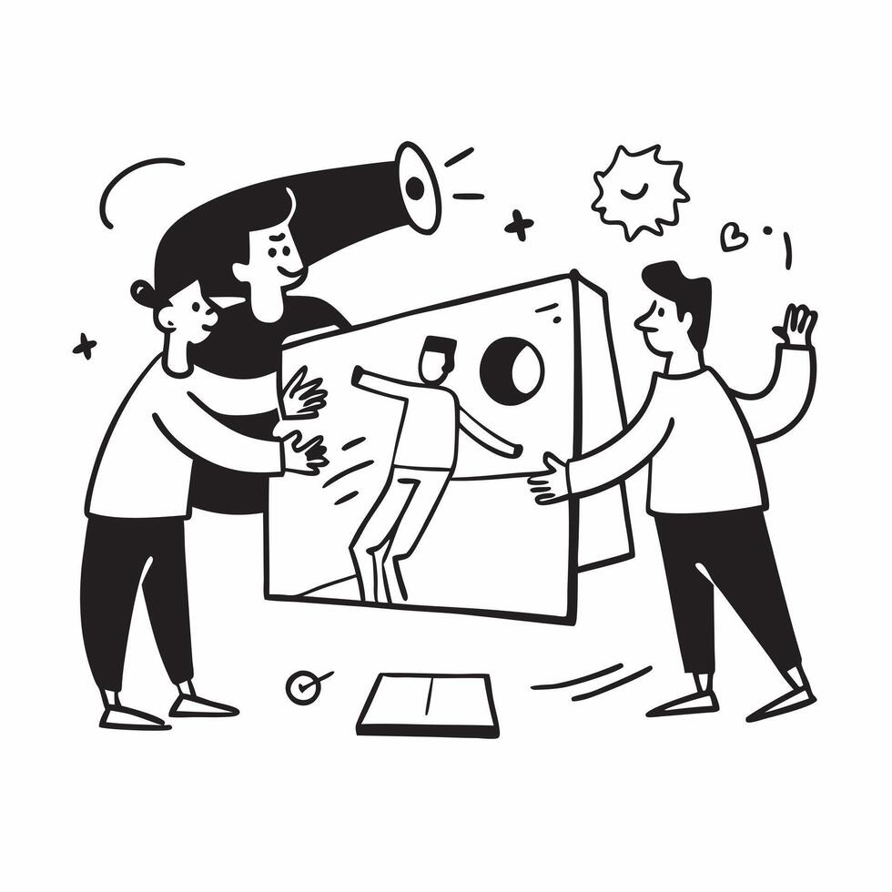 Friends painting together concept as Friends painting together in a studio symbolizing the creativity fun and bonding experiences of shared artistic activities in Photo Stock Conc v1 vector