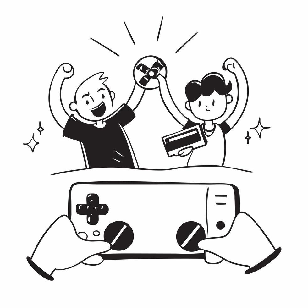 Friends playing games concept as Friends playing games together highlighting the excitement fun and bonding experiences of gaming with friends in Photo Stock Concept v1 vector