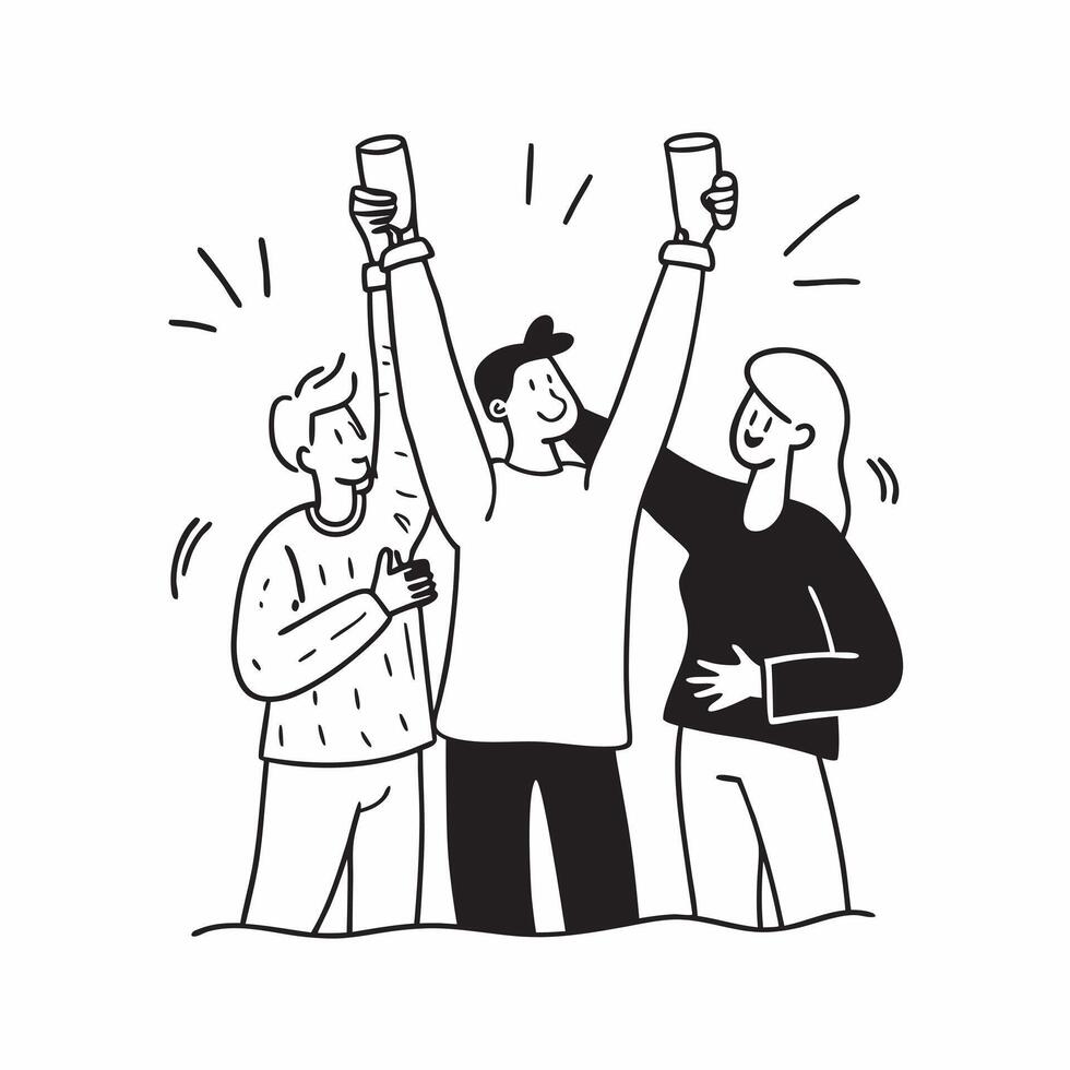 Friends celebrating with a toast concept as Friends raising their glasses for a toast capturing the essence of a good day filled with celebration camaraderie and happiness in Phot v1 vector