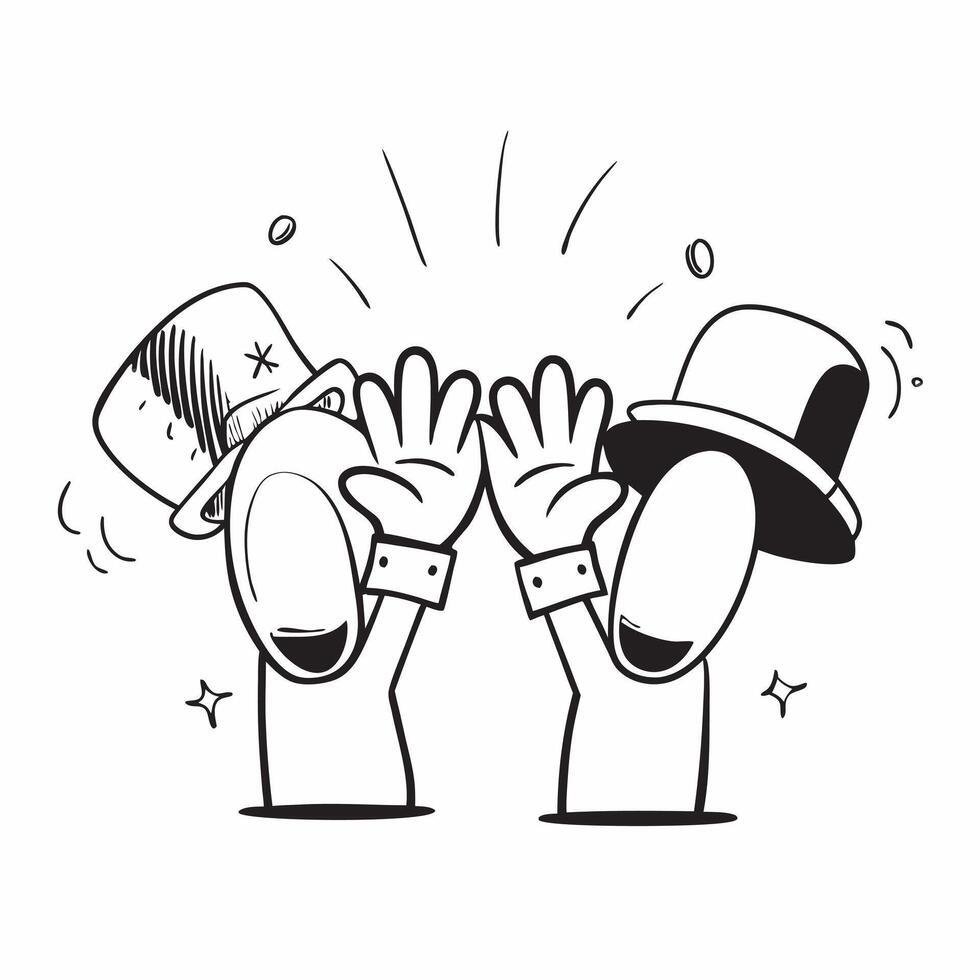 Fans with foam fingers and hats at a football game concept as Lively fans waving foam fingers and wearing hats enthusiastically cheering during a football game Perfect for content v1 vector