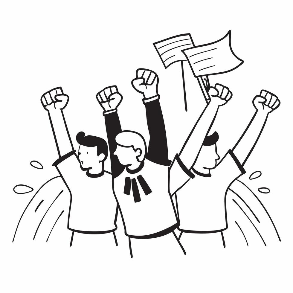 Fans cheering at a hockey game concept as Enthusiastic fans in the stands waving banners and shouting cheers during a thrilling hockey game Ideal for content about sports fan exci v1 vector