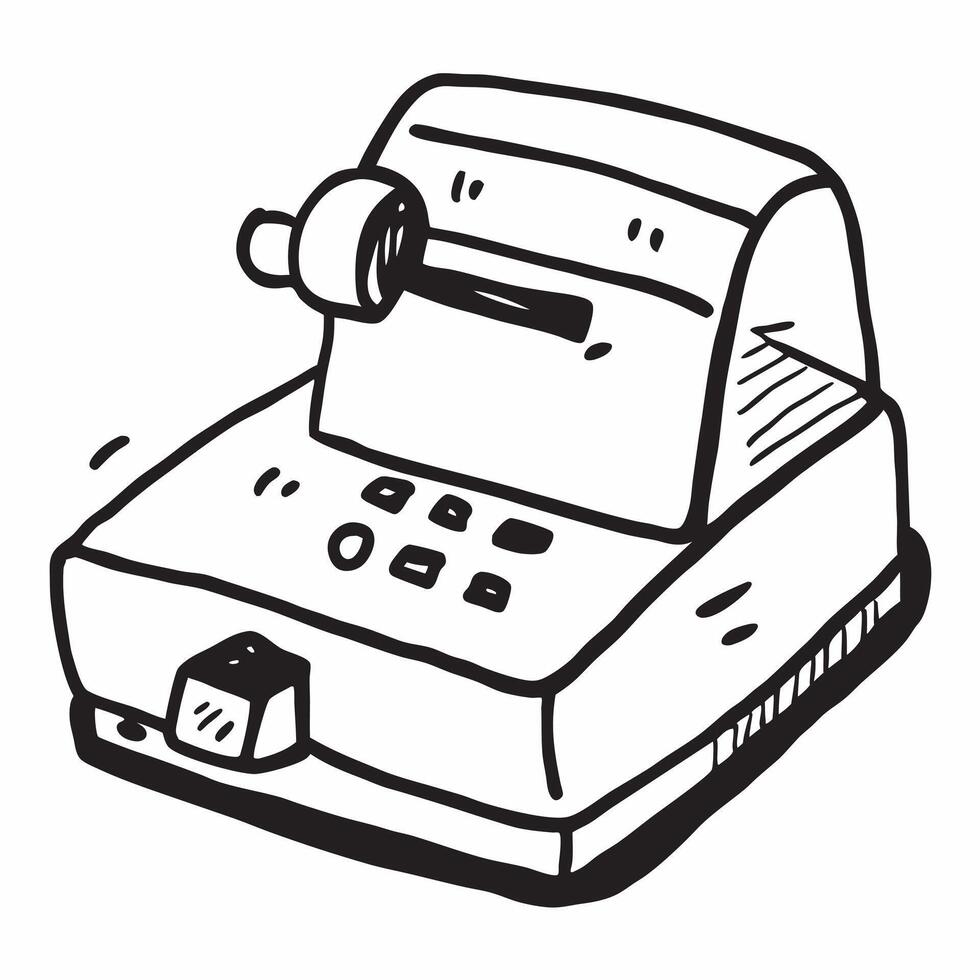 Desk phone isolated on white background concept as A modern desk phone isolated on a white background representing business communication office tools and professional work ideal f v1 vector