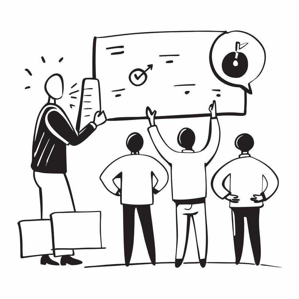 Corporate team engaged in a leadership workshop concept as A corporate team engaged in a leadership workshop highlighting the importance of developing leadership skills in a profes v1 vector