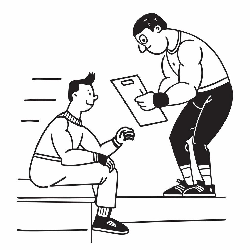 Boxer resting between rounds concept as A boxer resting and receiving guidance from the coach between rounds emphasizing strategy and recovery in Photo Stock Concept v1 vector
