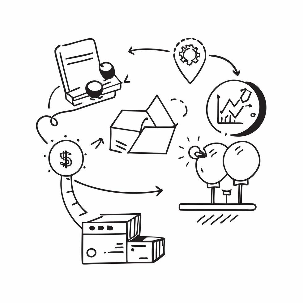 AI powered sustainable supply chain concept as AI powered sustainable supply chain management systems optimizing resource use and reducing waste highlighting the future of eco frie v1 vector