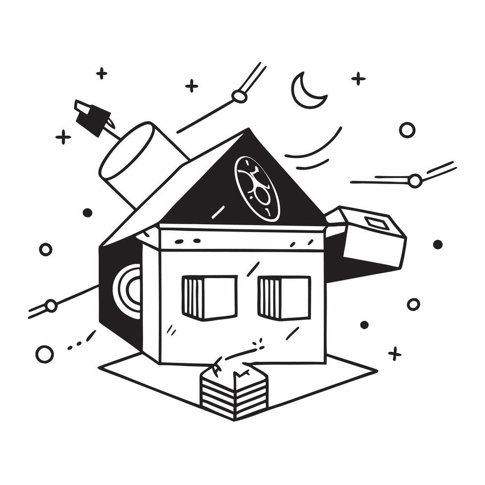 AI enhanced home theater concept as A futuristic home featuring an AI enhanced home theater offering an immersive and personalized entertainment experience through advanced technol v1 vector