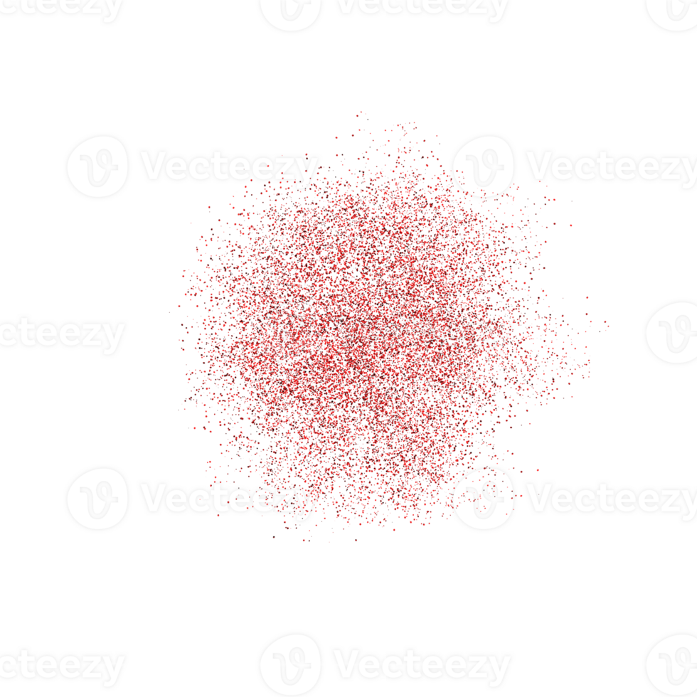Abstract Red Particle Burst Shimmer png