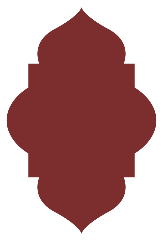 The Dome with Rectangle Circle Red Oriental Style Islamic Frame Arches with Modern Boho Mosque Dome for Window png