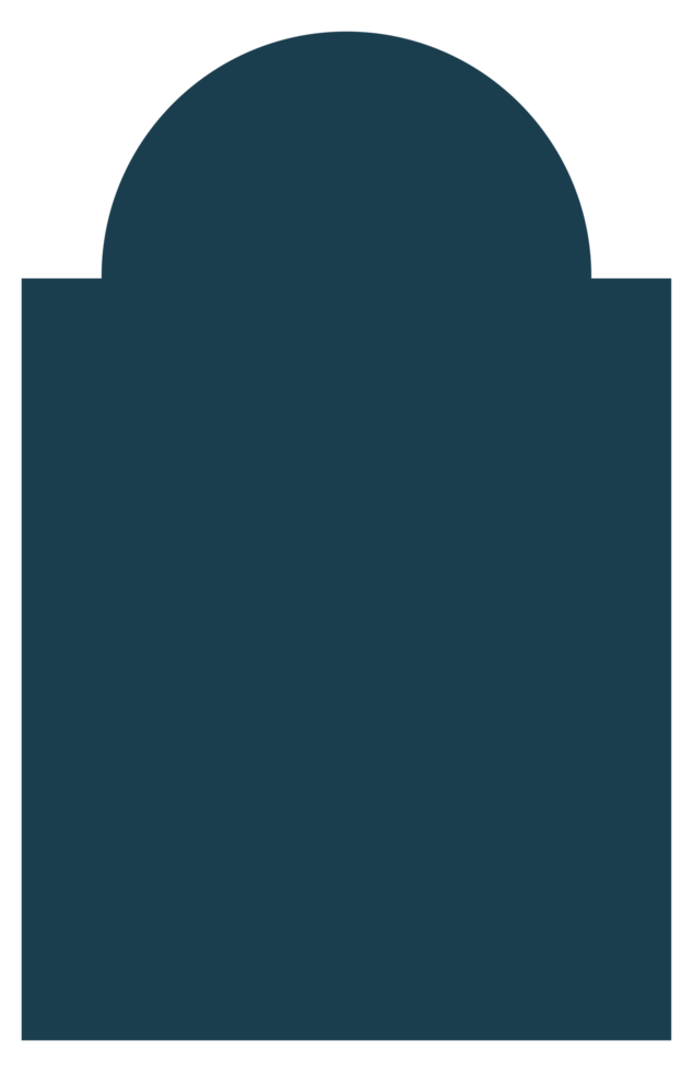 The Circle with Rectangle Blue Oriental Style Islamic Frame Arches with Modern Boho for Door png