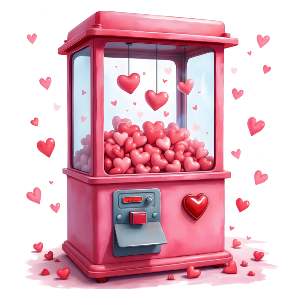 Valentine's day candy machine png
