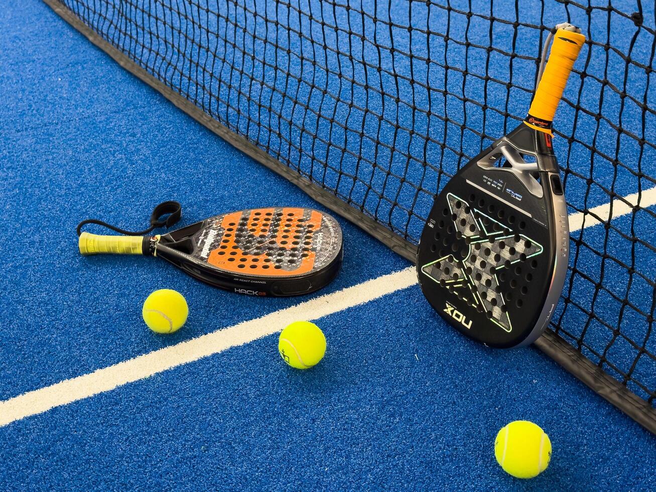 Kyiv, Ukraine, November 4, 2024. Padel racket, Bullpadel, photo