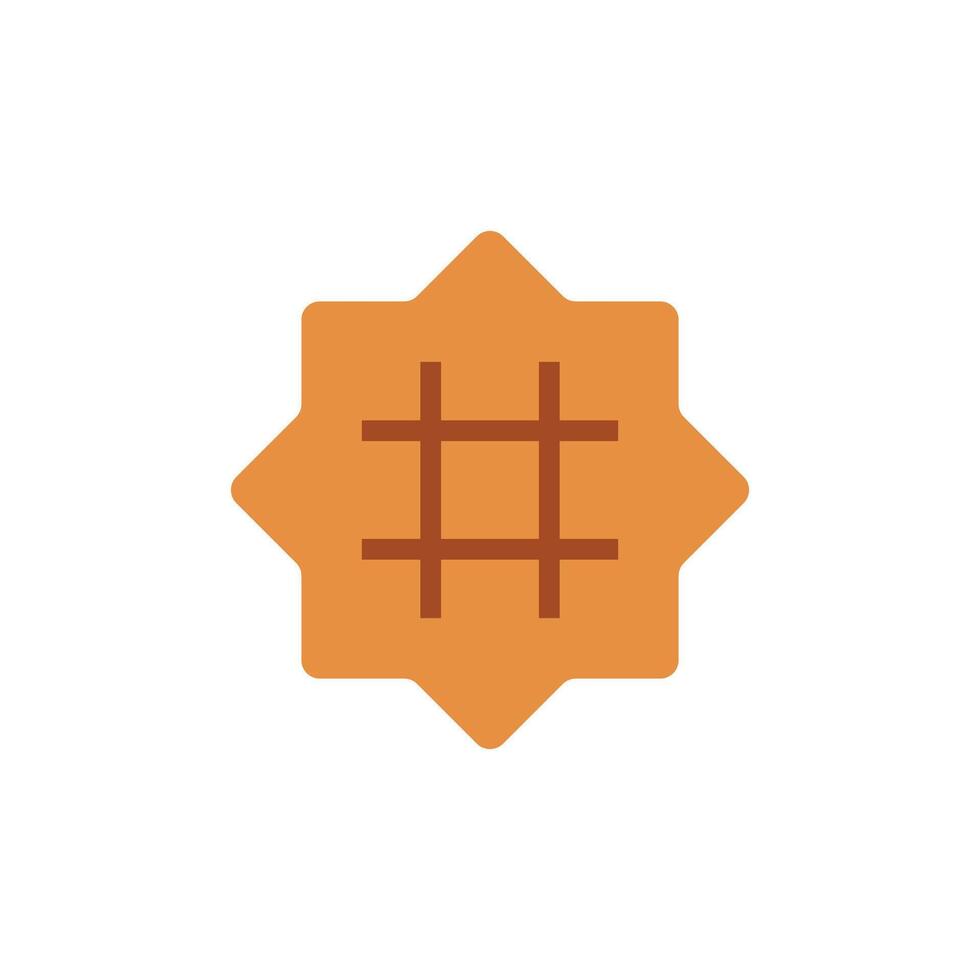 Logo waffles chocolate unique design vector