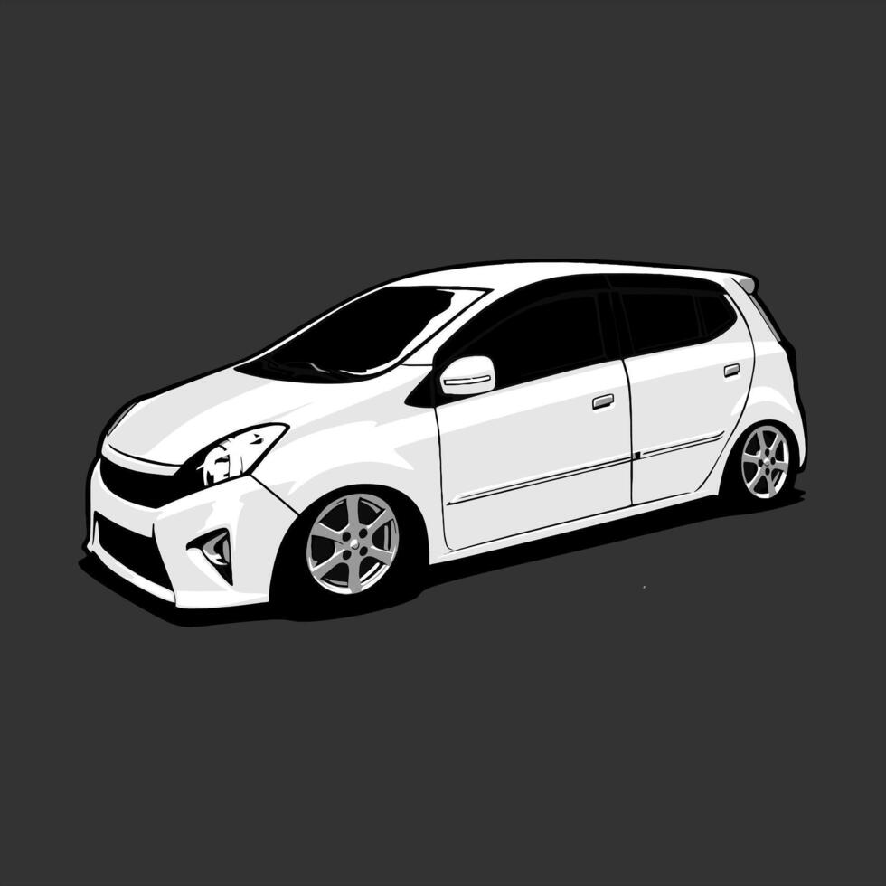 Agya Ayla LCGC car vector