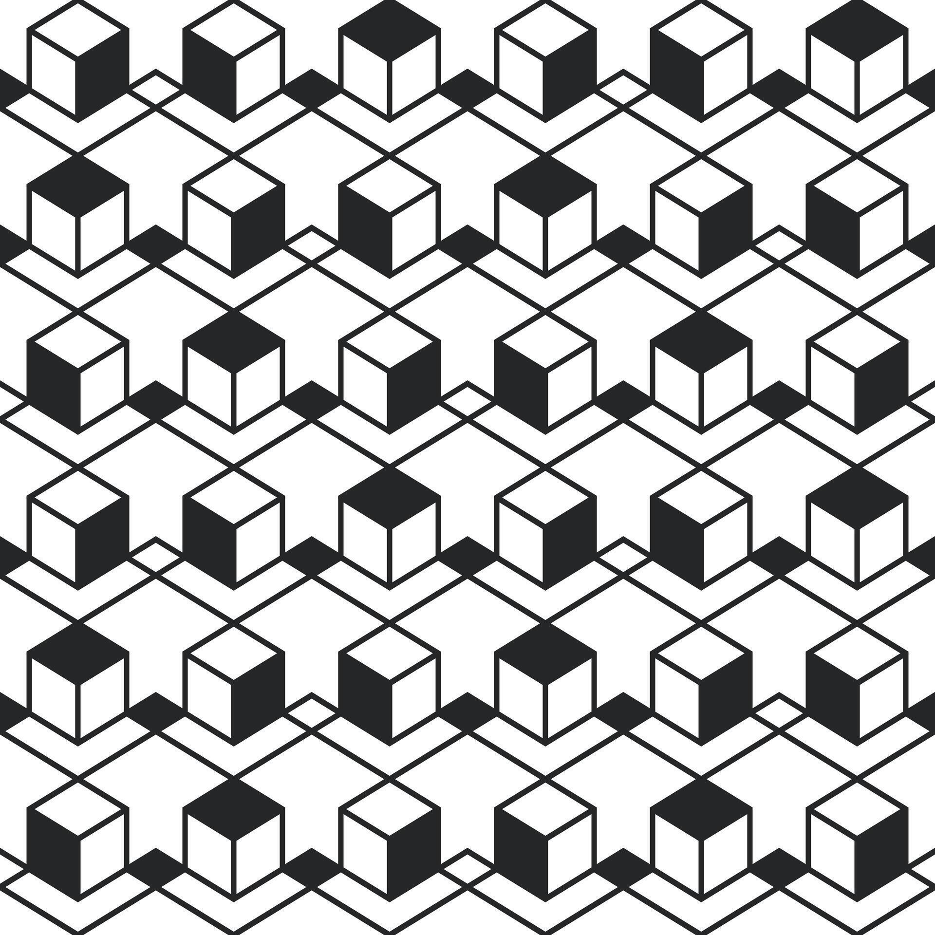 Geometric Cube Pattern 55896869 Vector Art at Vecteezy