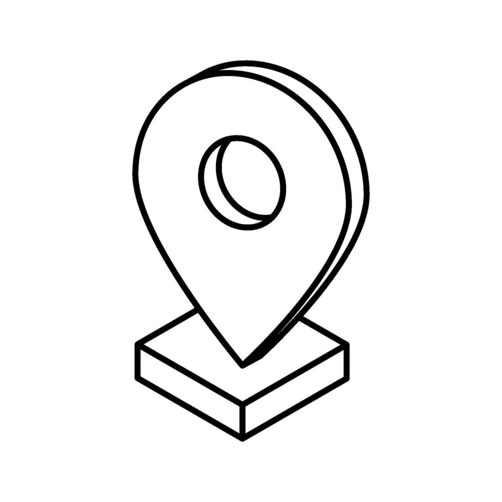 Geo Pin icon vector