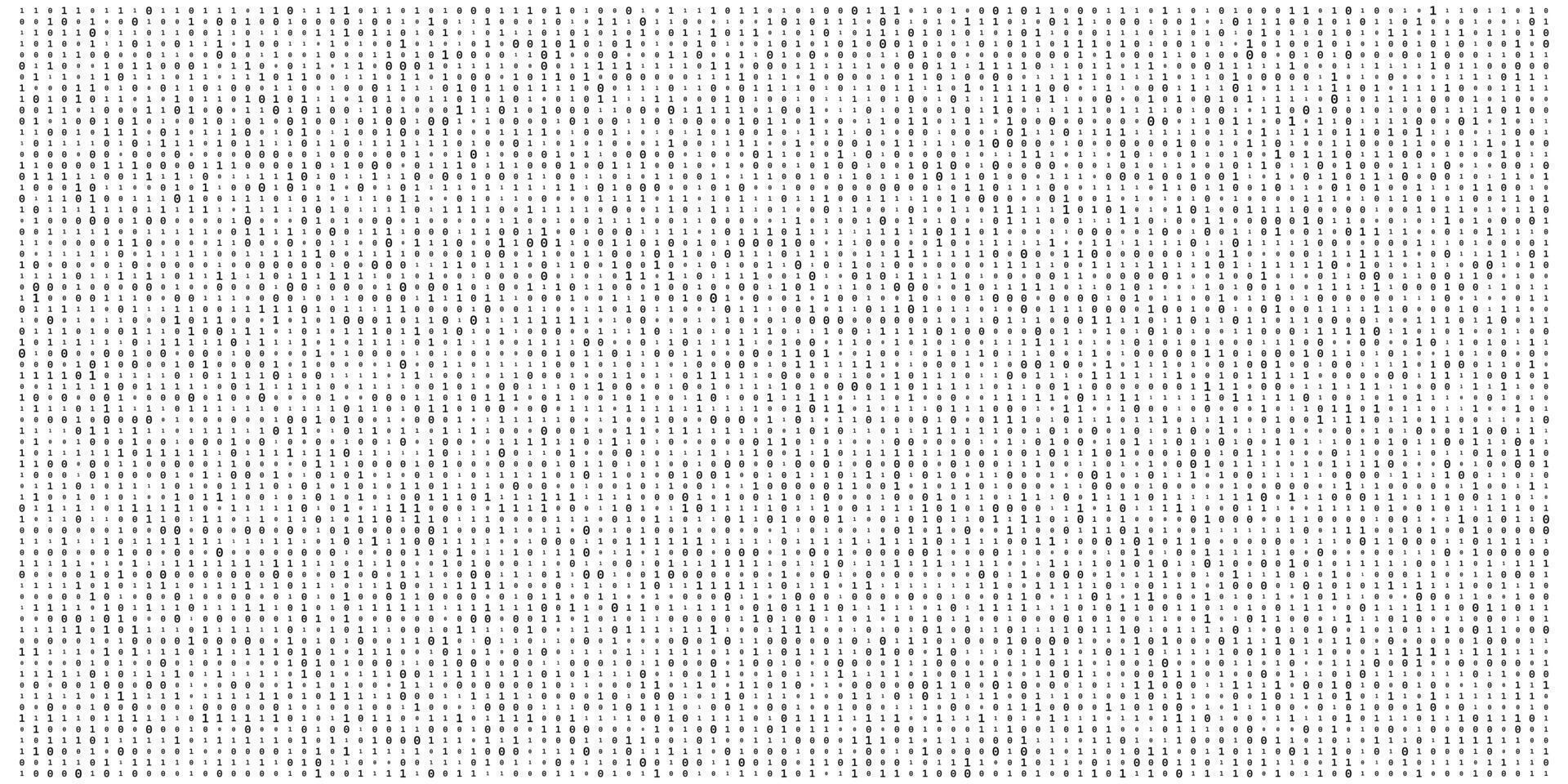 A visually striking abstract design featuring binary code elements. vector