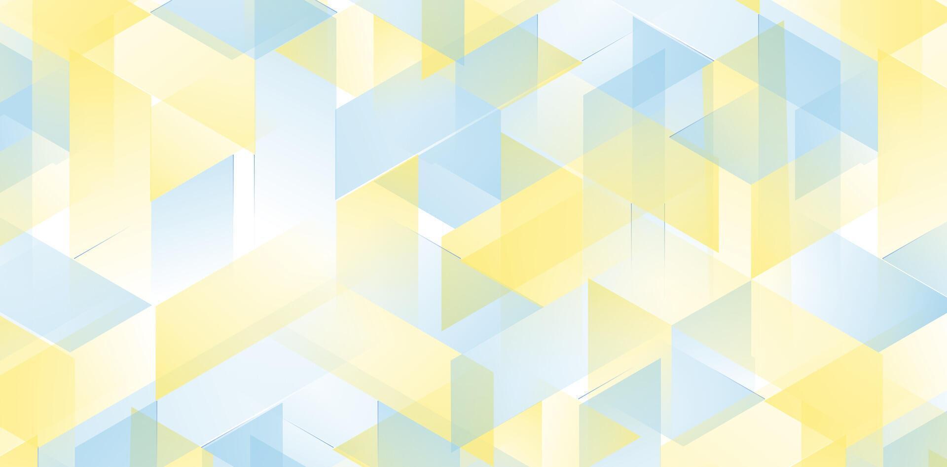 blue and yellow geometric pattern with squares abstract backgrounds for ecommerce sign retail shopping, advertisement business agency, ads campaign marketing, backdrop space, landing page, header webs vector
