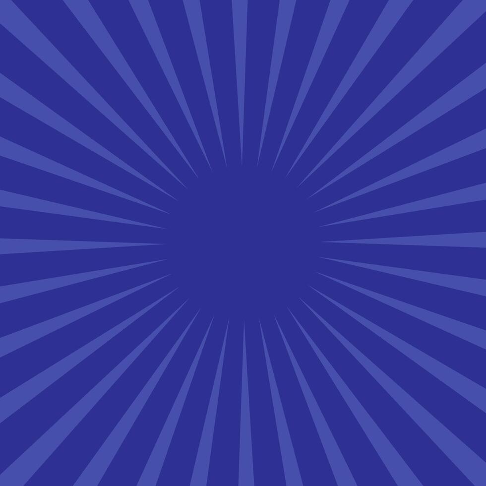 Blue sunburst background design vector